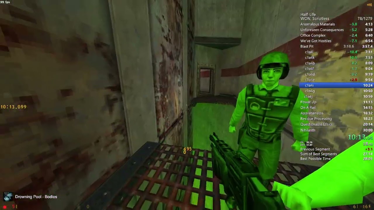 Half-Life in 29:57 (RTA, WON, Scriptless)