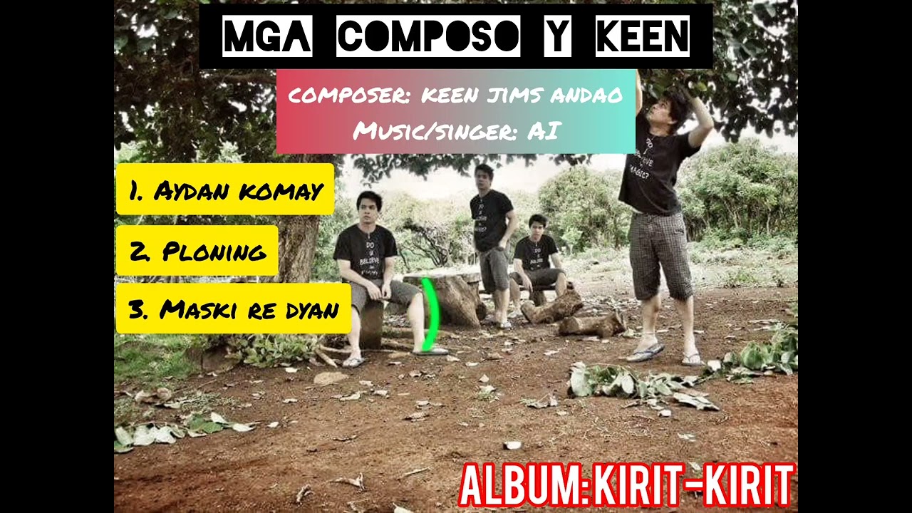 CUYONON SONG Album Name: Kirit-Kirit by: Keen Jims Andao