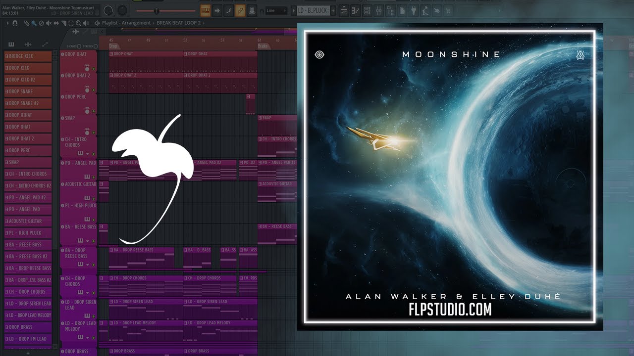 Alan Walker, Elley Duhé - Moonshine (FL Studio Remake)