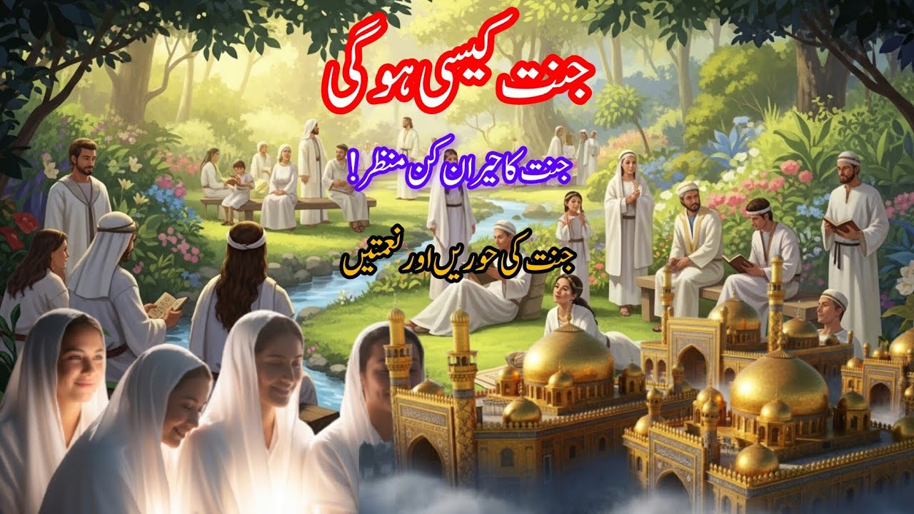 Jannat Kaisi Hogi? | Quran o Hadith Mein Jannat Ki Tareef | Heart Touching Islamic Bayan #history 