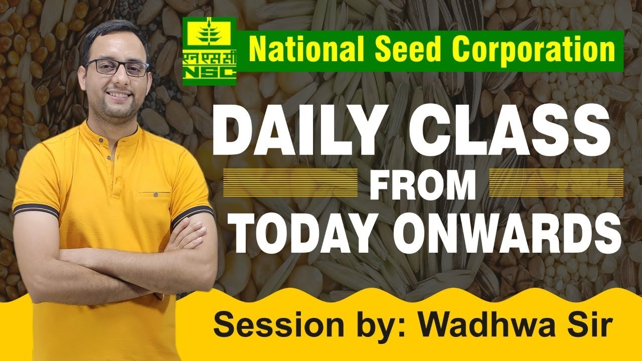 National Seed Corporation Class (Agronomy)