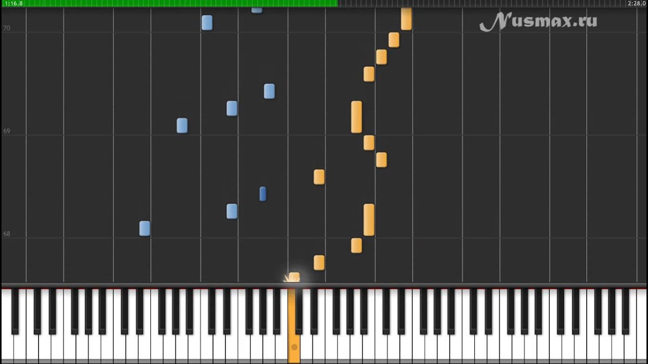 Beethoven - Fur Elise Piano Tutorial (Synthesia + Sheets + MIDI)