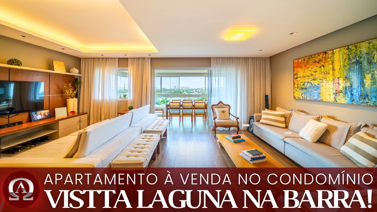 APARTAMENTO Linear à venda no Condomínio VISTTA LAGUNA na BARRA DA TIJUCA no Rio de Janeiro / RJ!