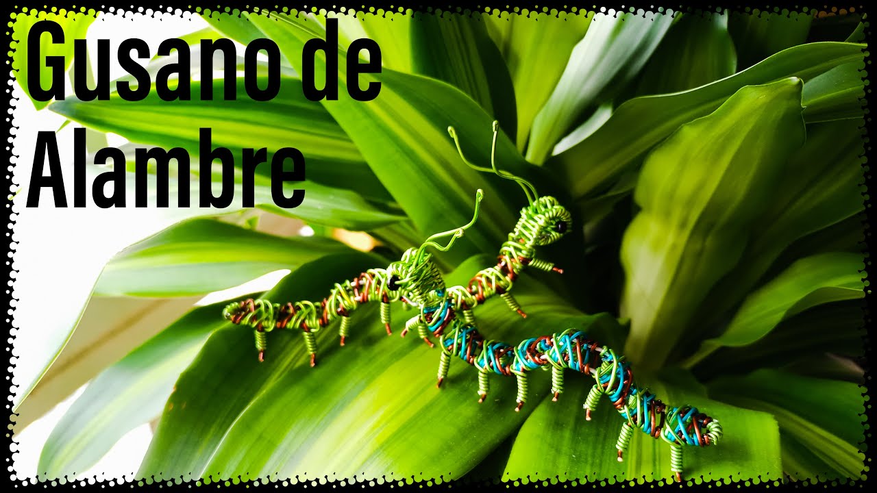Como Hacer Un Gusano  con Alambre