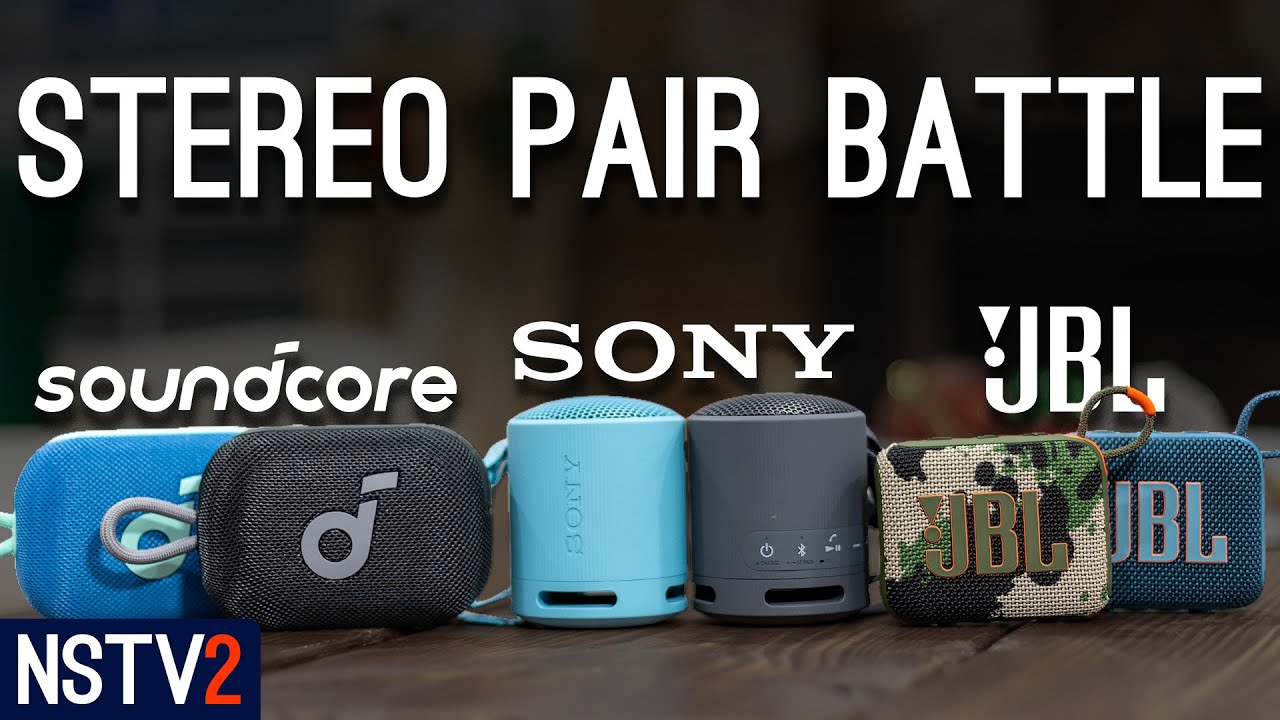 Stereo Pair BATTLE: JBL Go 4 vs Sony XB100 vs Soundcore Select Go 4