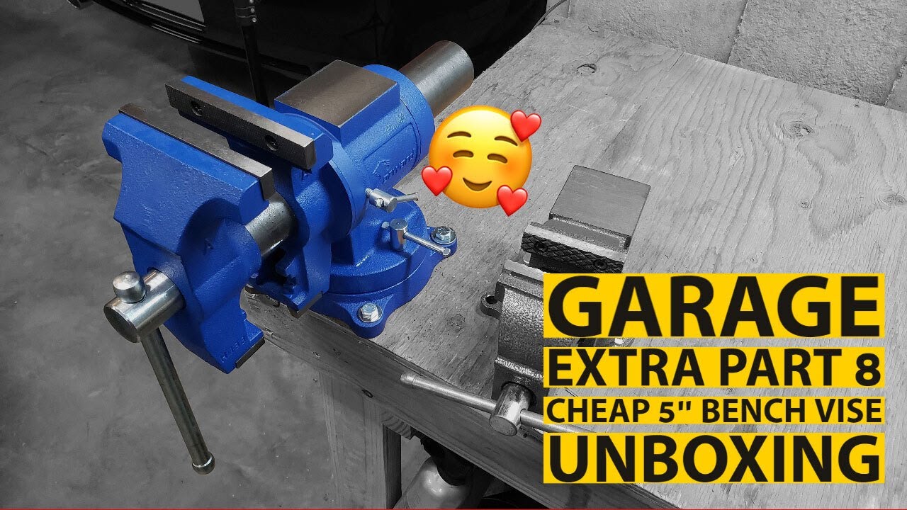 Cheap 5" Bench Vise Unboxing and Review - Garage Extra Part 8