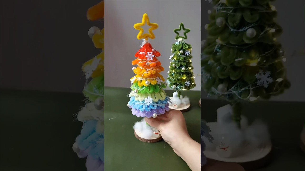 DIY cute Merry Christmas tree🎄