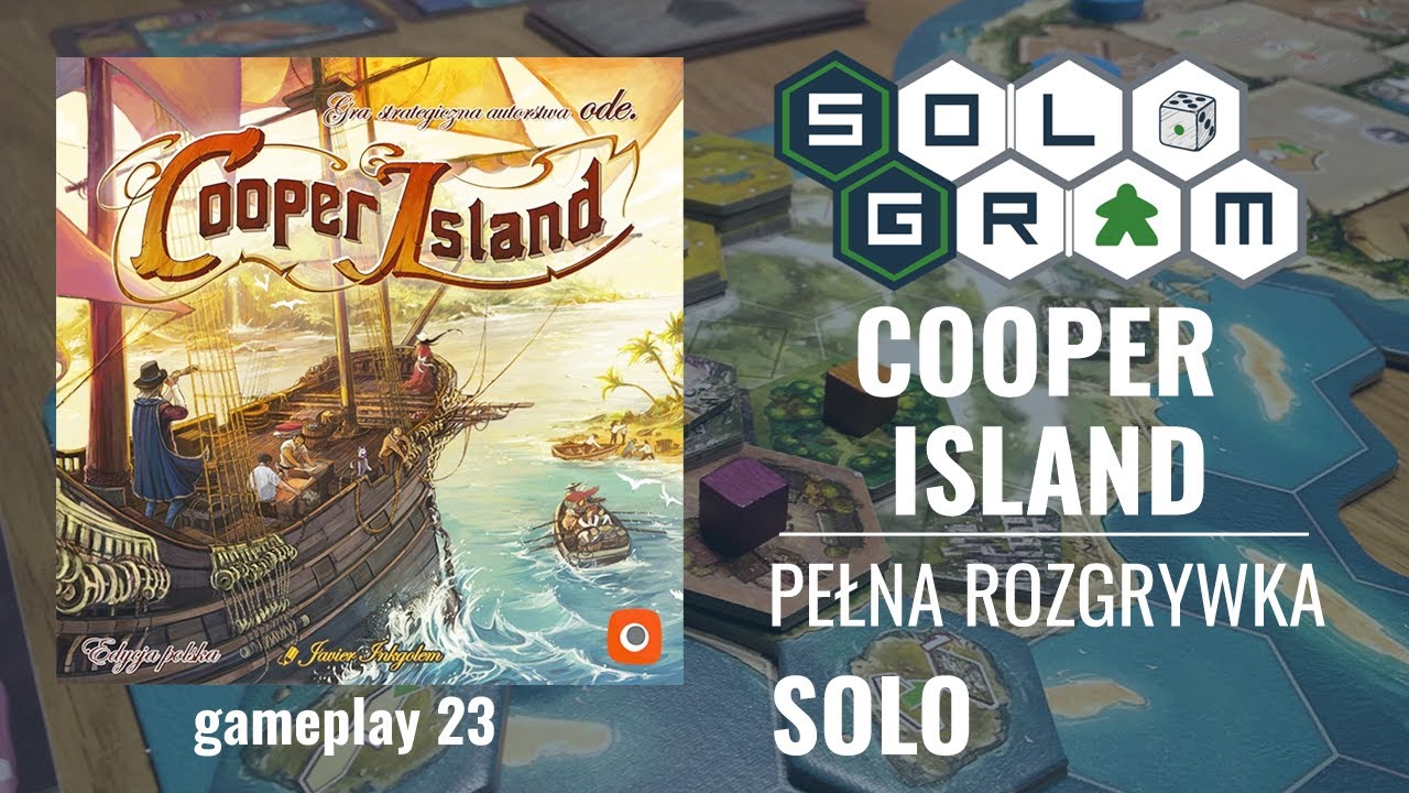Cooper Island | pełna rozgrywka solo | zasady gry | gameplay 23