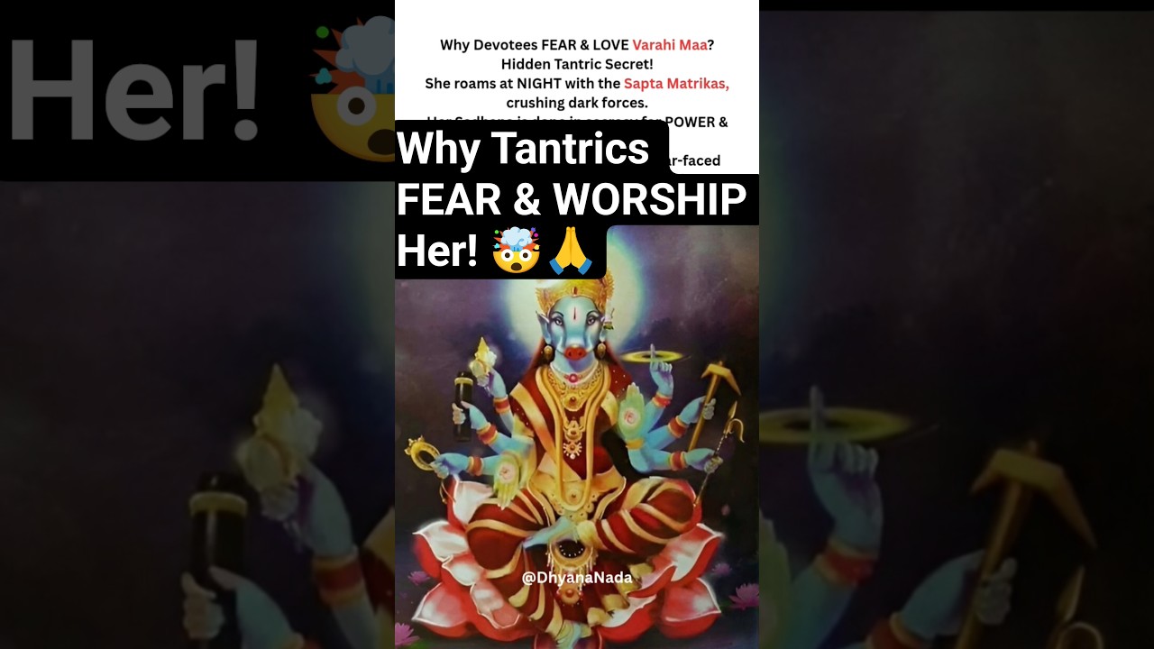 Varahi Maa: The Fierce Goddess Who Protects Her Devotees | Secret Tantric Powers Explained.#varahi
