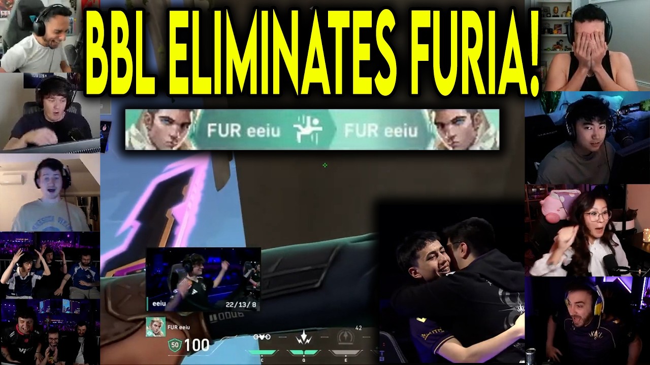 Valorant Streamers React To FURIA eeiu FALLING OFF MAP & BBL Eliminating FURIA From Masters Santiago