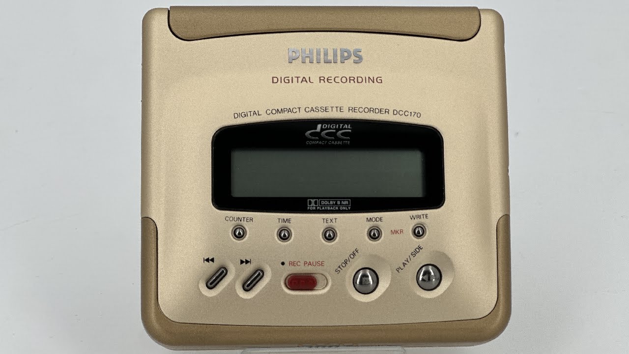 A Unicorn. The Early Production Portable DCC170 in Gold made by Marantz.