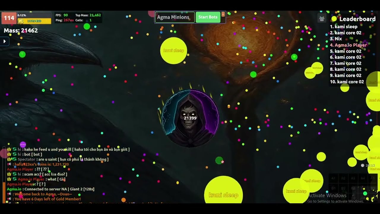 Agma.io Power #16 Happy Halloween!