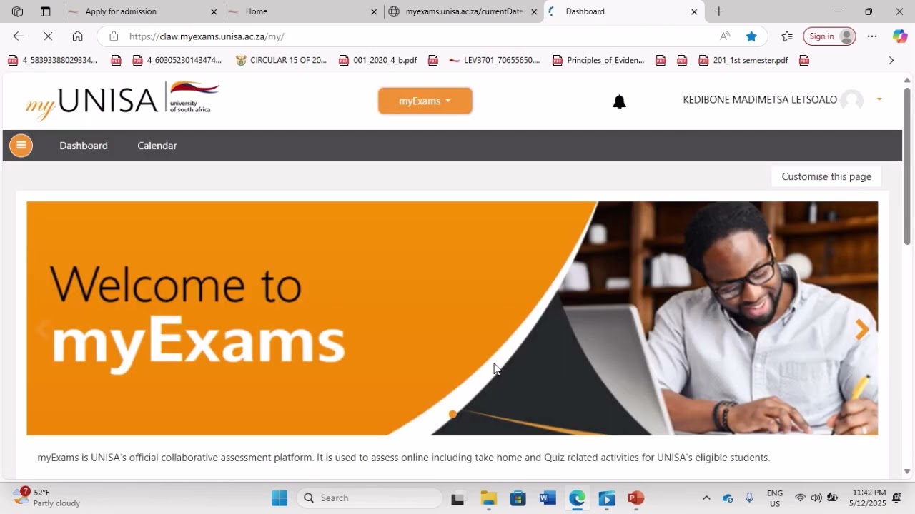 Unisa myExam GateWay