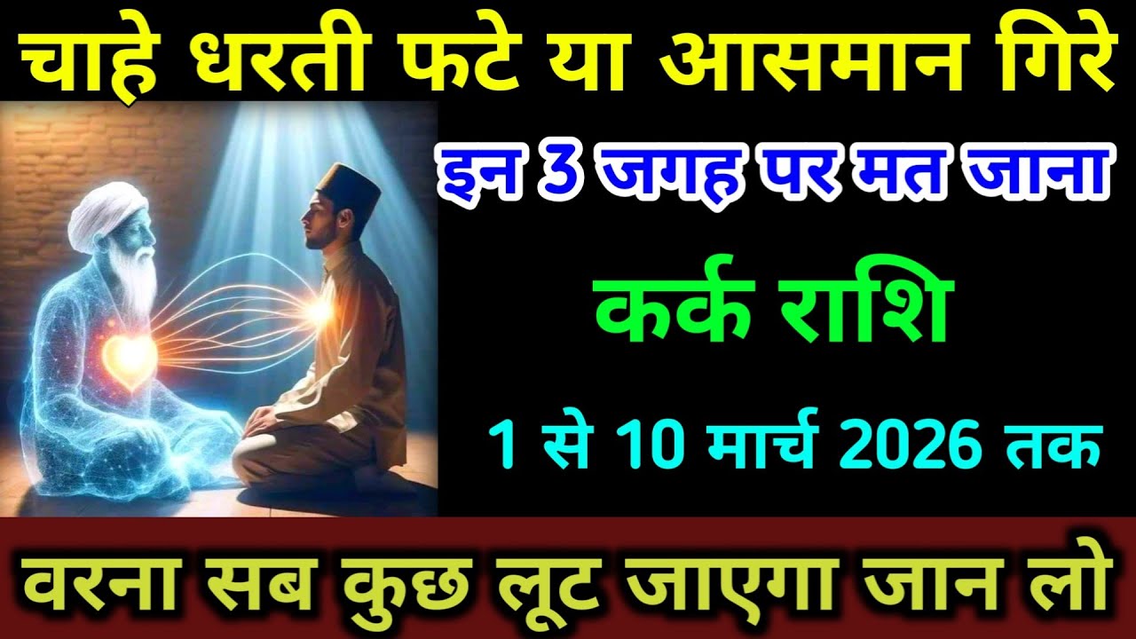 कर्क राशि 21 से 28 फरवरी इन 3 जगह पर मत जाना वरना जिंदगी नर्क बन जाएगी सावधान | Kark Rashi 