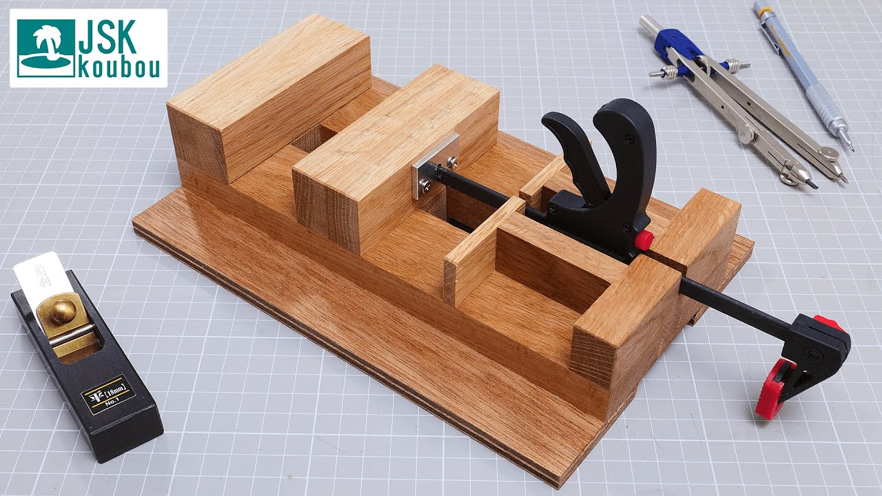 【DIY】Два типа деревянных тисков - Тиски для сверлильного станка【Самодельное】