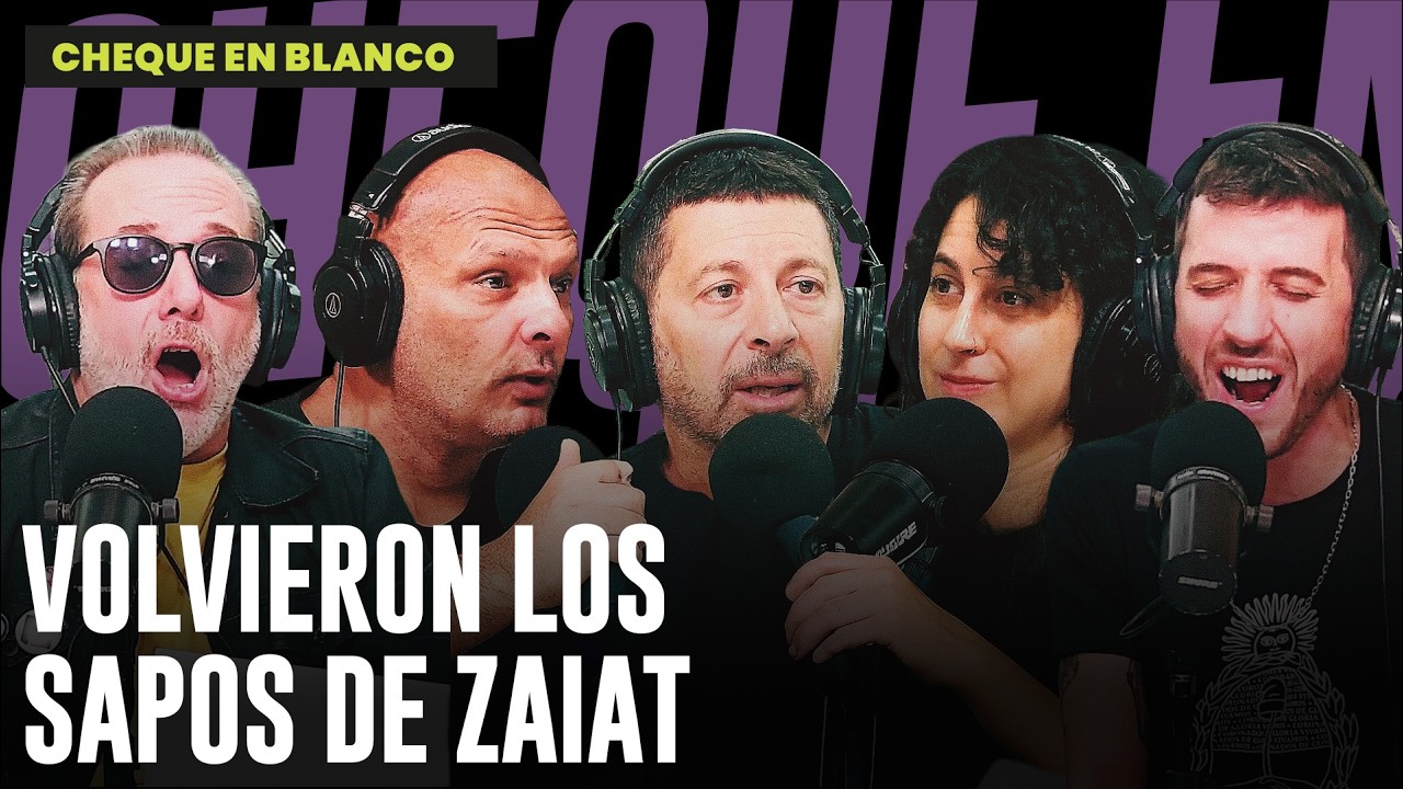 CHEQUE EN BLANCO con ALFREDO ZAIAT y EQUIPO | EN VIVO