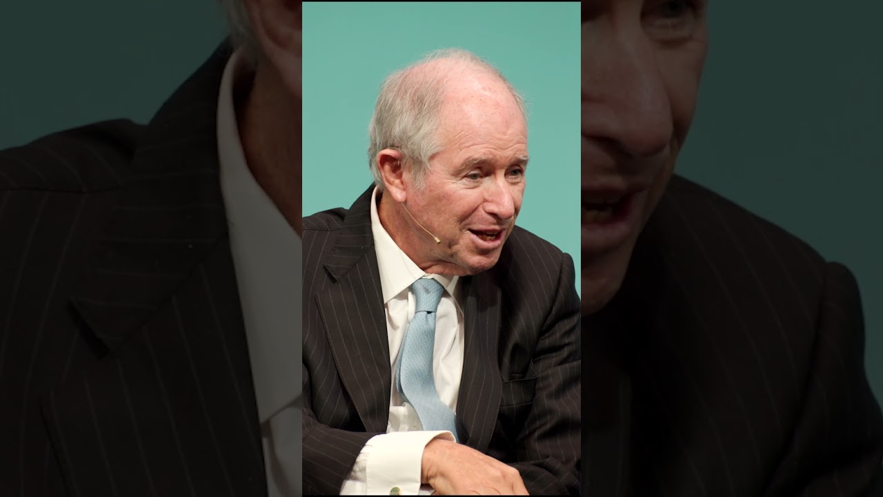 What Finance Is Really About According to Blackstone&rsquo;s CEO