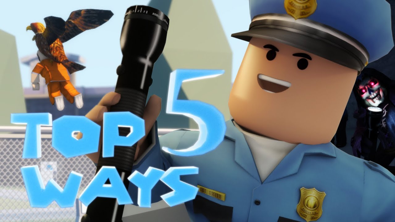Top 5 Jailbreak Ways to Arrest - Funny Roblox Animations