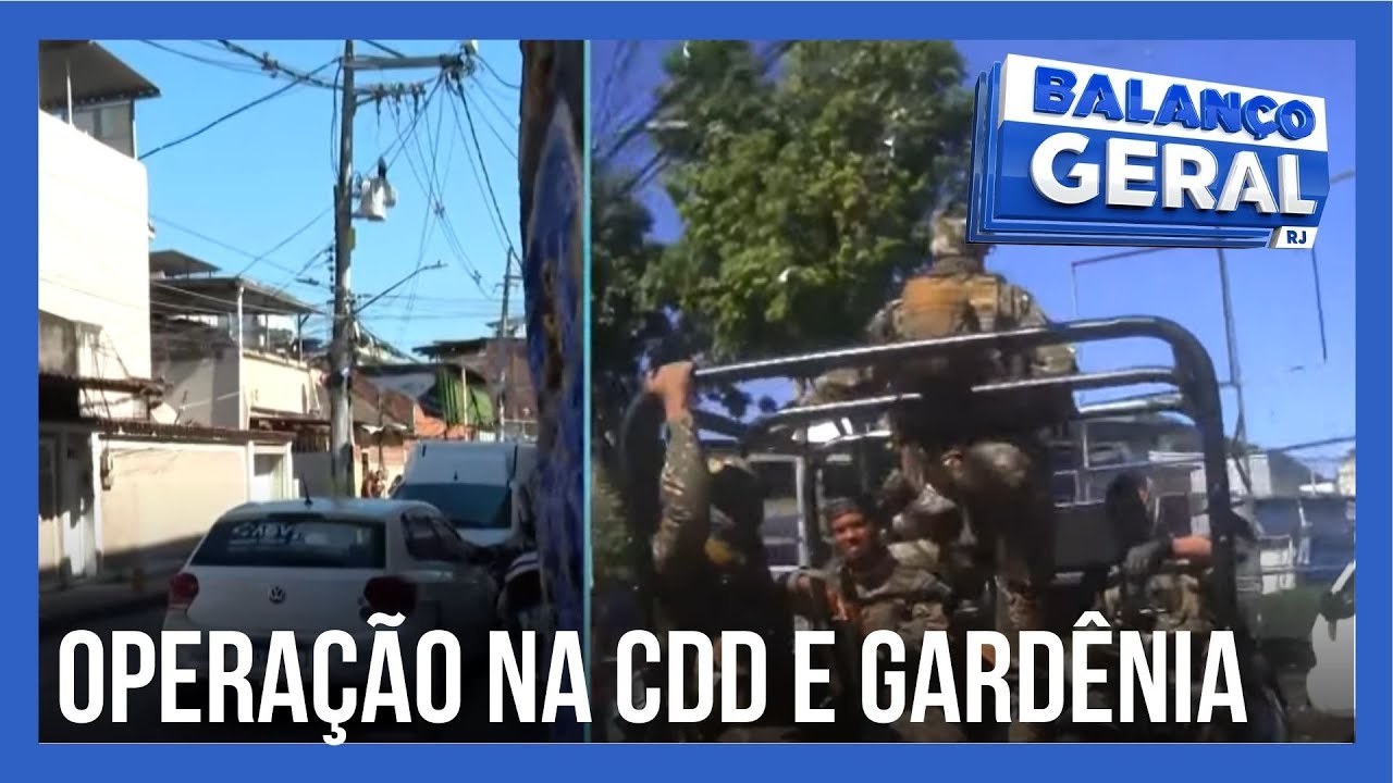 DOIS BANDIDOS MORTOS E QUATRO PRESOS DURANTE OPERAÇÃO NA CIDADE DE DEUS E GARDÊNIA AZUL