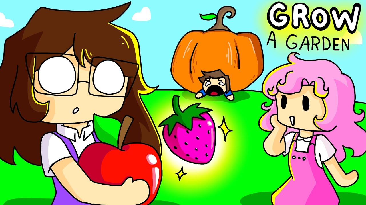 🍓 PRIMEIRA VEZ JOGANDO GROW A GARDEN ROBLOX 🌱