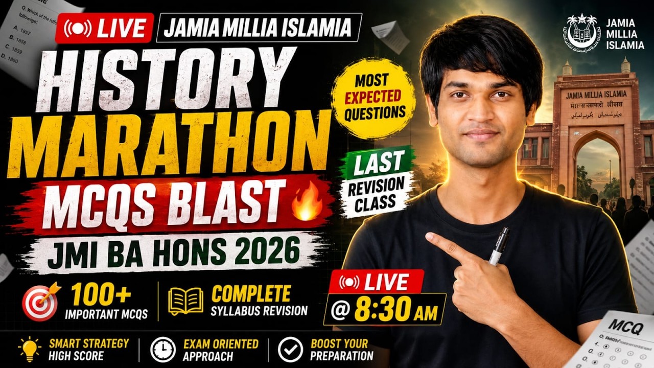 Jamia BA (Hons) History Entrance Exam 2026-27