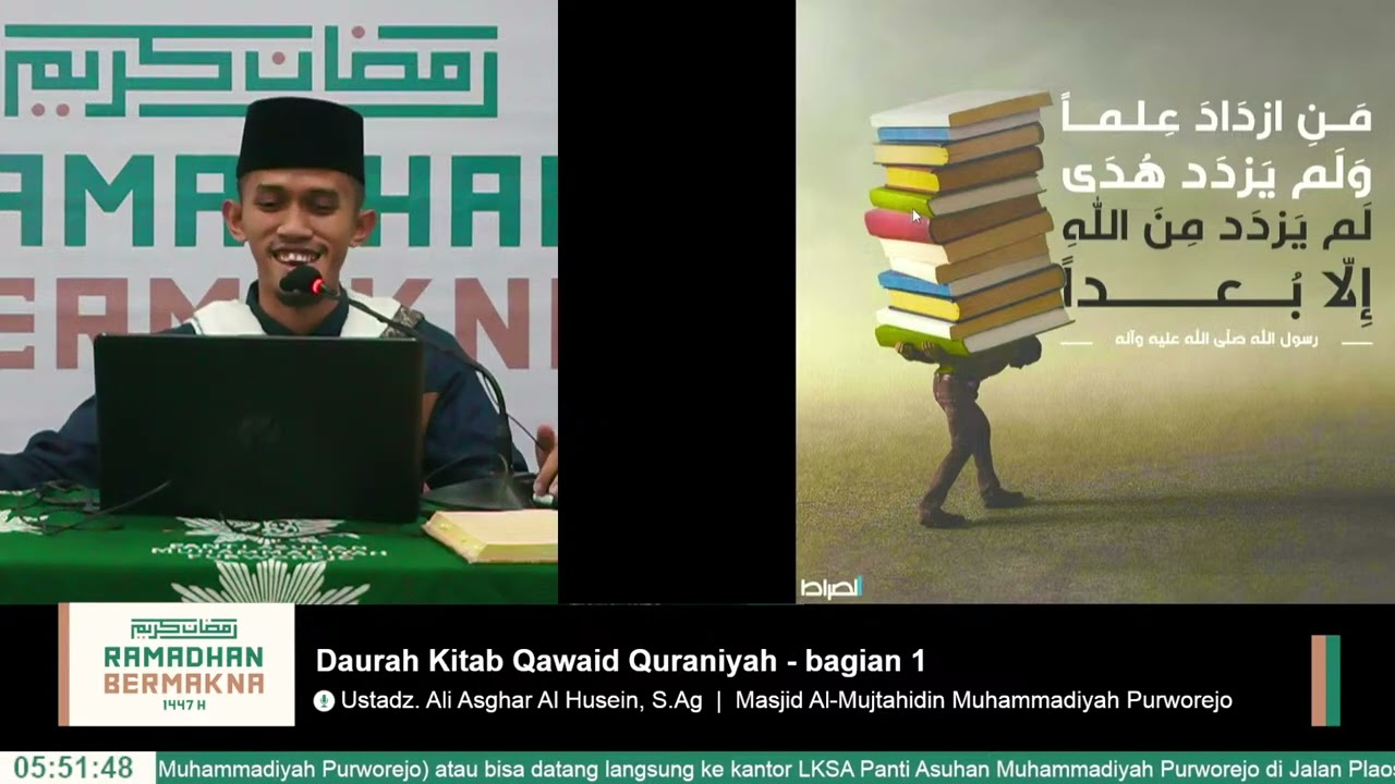 Daurah Kitab Qawaid Quraniyah - Ustadz. Ali Asghar Al Husein, S.Ag - Bagian 1