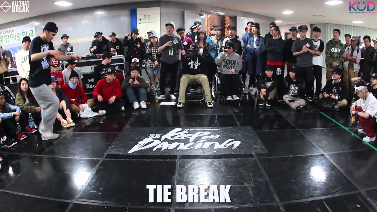 윤영우 v MONIKA / Hiphop Top16 / KOD 2014 Korea 1 on 1 Chungju / Allthatbreak.com