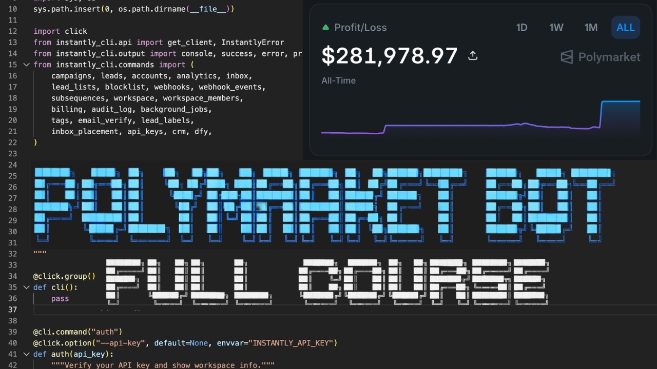 How To Build A $500/day Polymarket  Bot (FULL COURSE)