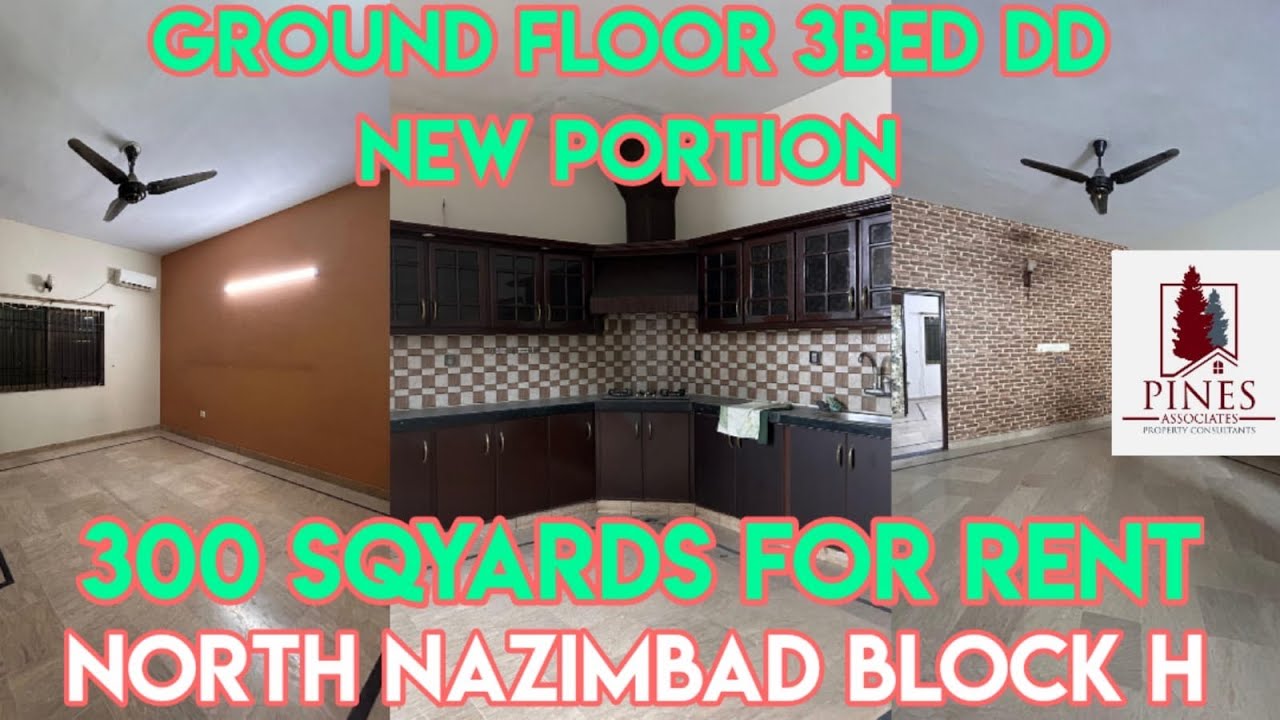 NEW PORTION | 3BED DD | GROUND FLOOR | RENT NORTH NAZIMABAD | BLOCK H #viral #property #estate #new