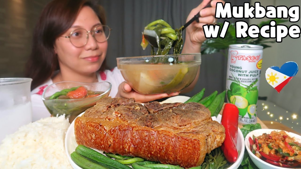 CRISPY SINIGANG | Mukbang Philippines