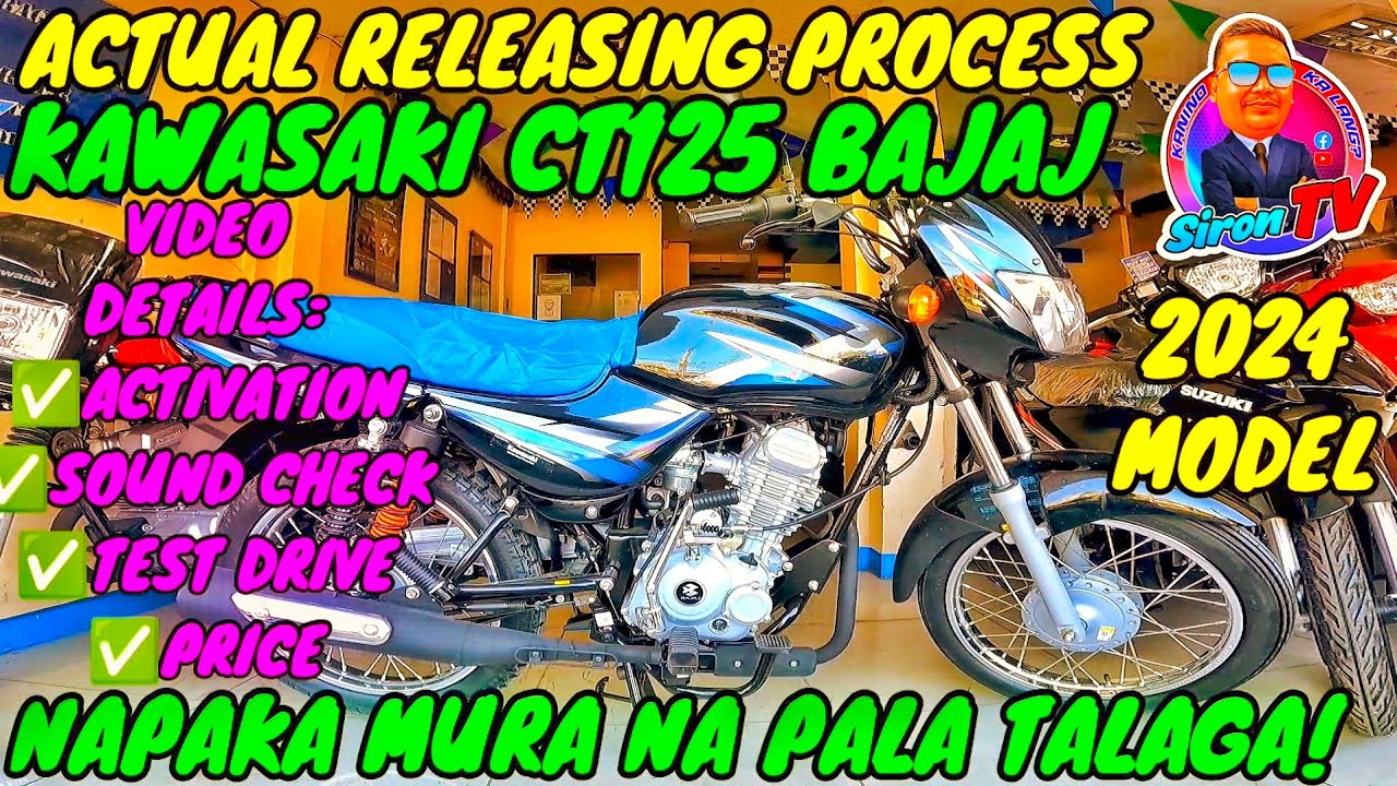 KAWASAKI CT125 | 2024 MODEL | ACTUAL ACTIVATION | INSTALLMENT RELEASE | LATEST UNIT