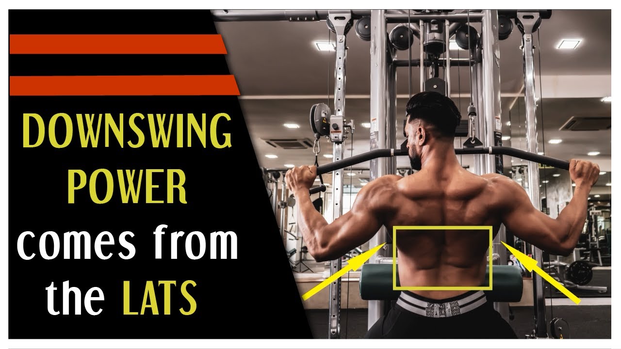 DOWNSWING POWER come from the LATS!