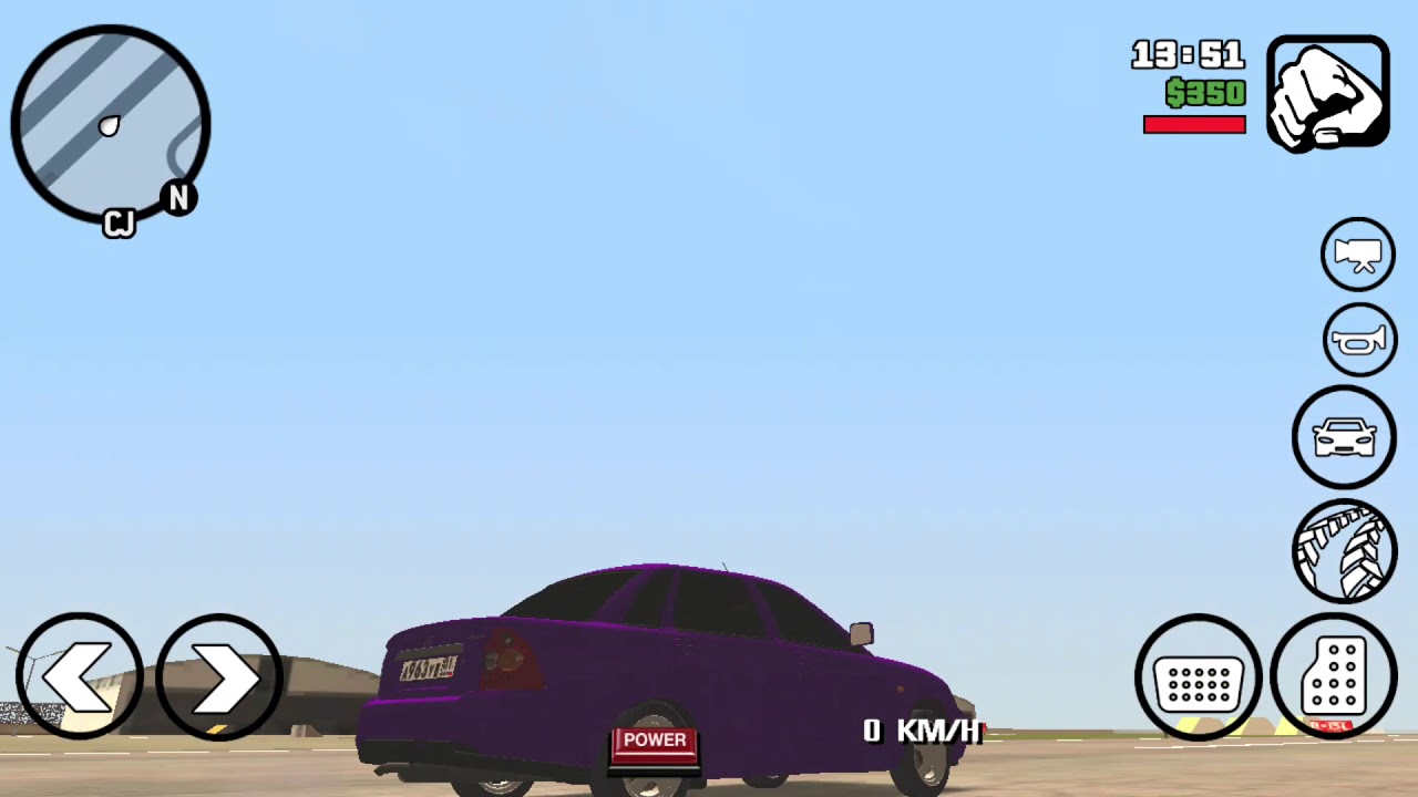 Gonki pod pesnu Lada Седан Баклажан