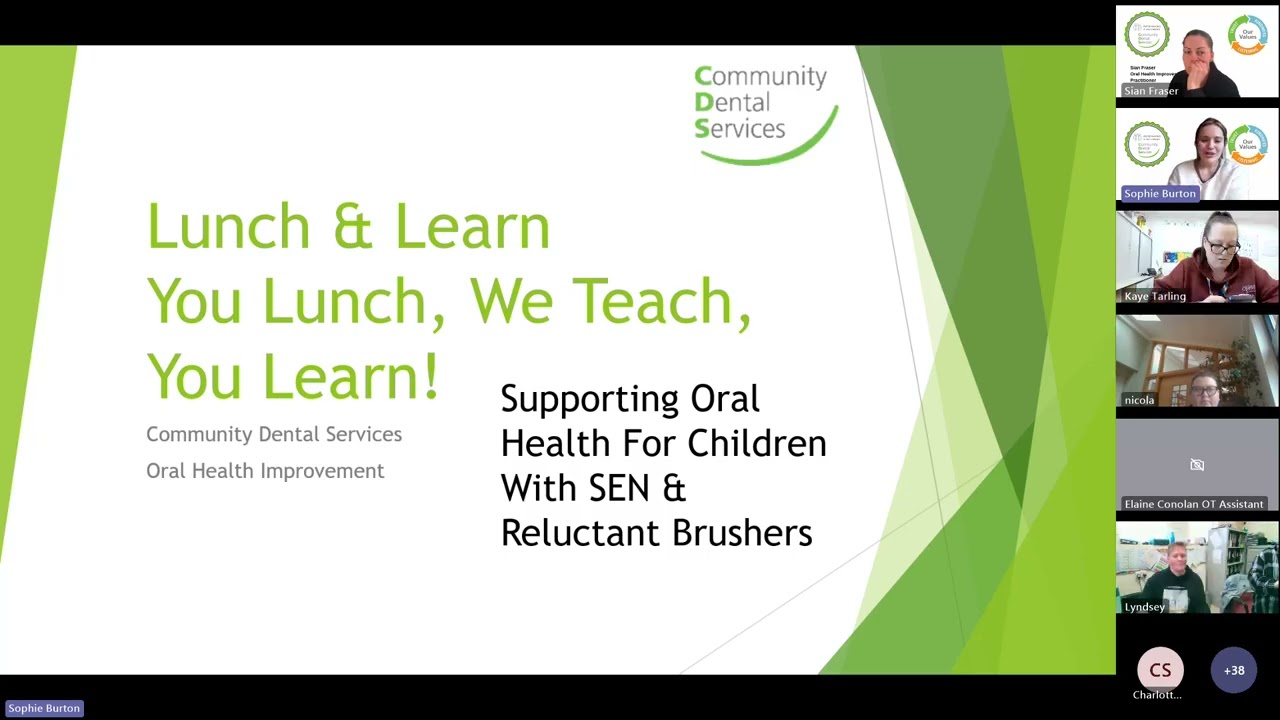 Lunch & Learn 3 - Supporting Oral Health For Children With SEN & Reluctant Brushers