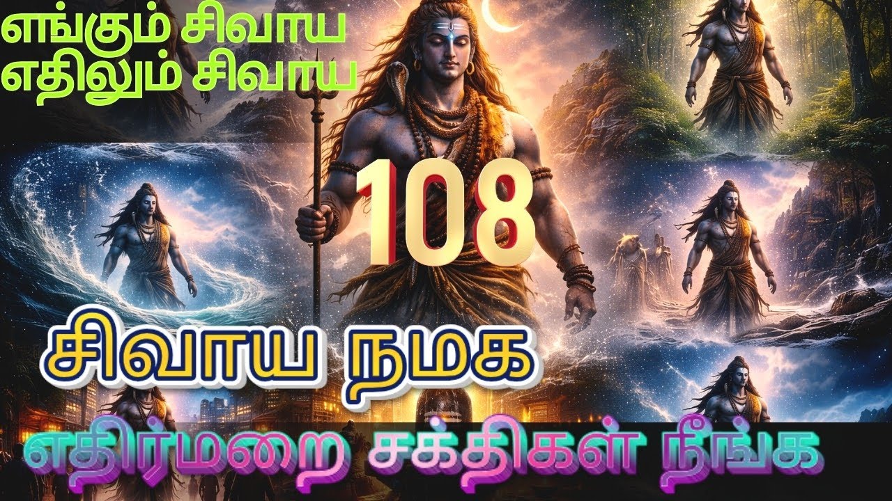 சிவாய 108 தியான மந்திரம் எங்கும் சிவாய எதிலும் சிவாய|Powerful Shiva Devotionl#shiva#mahadev#animated