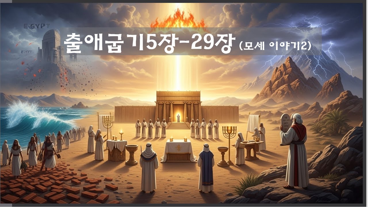 출애굽기5~29장(모세이야기2) #성경통독 #꿈의교회 #분당우리교회