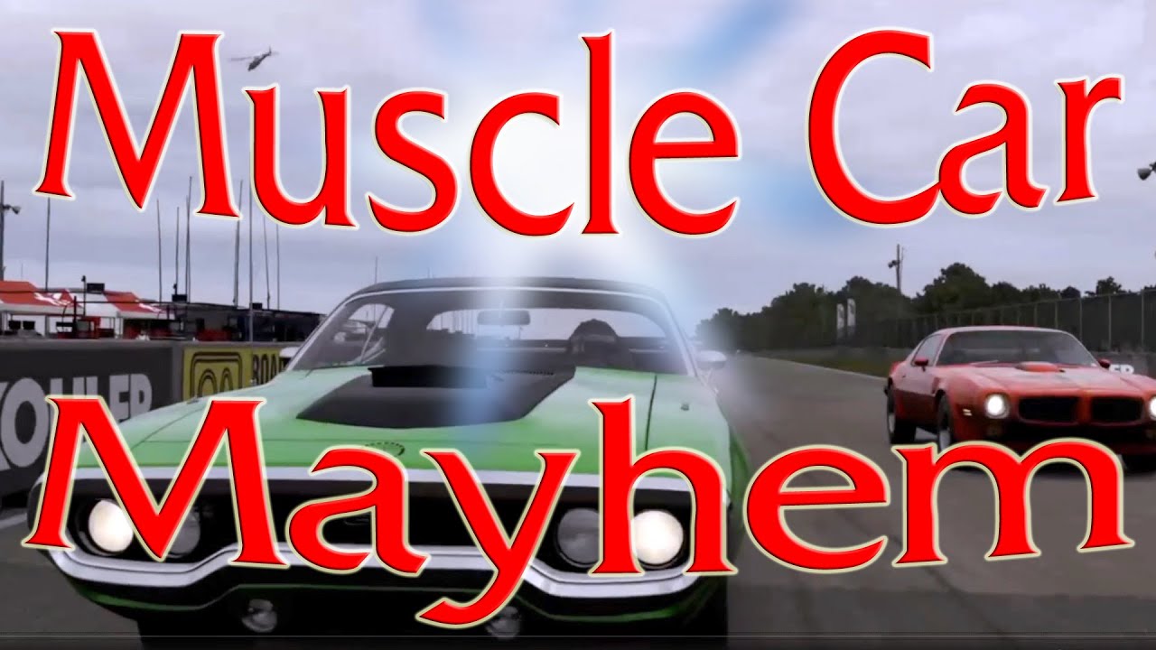 Forza 7 Stock Muscle Car MAYHEM!! With Turns and Stormshadow DH
