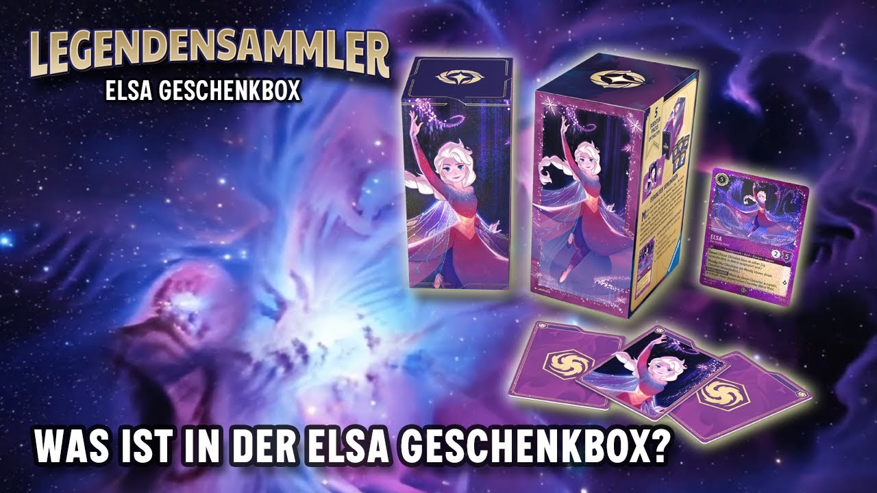 Ich öffne die neue Elsa Geschenkbox von Disney Lorcana TCG