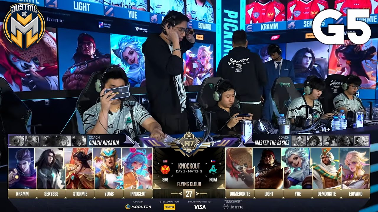 SRG vs RORA - GAME 5 |  KNOCKOUT STAGE DAY 3 | M7 World Championship