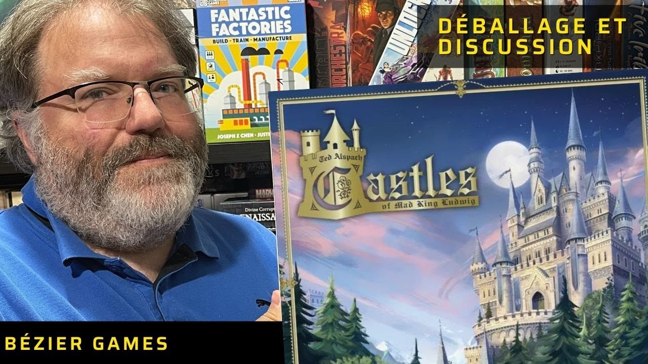 Déballage et discussion de Castles of Mad King Ludwig: Collector's Edition