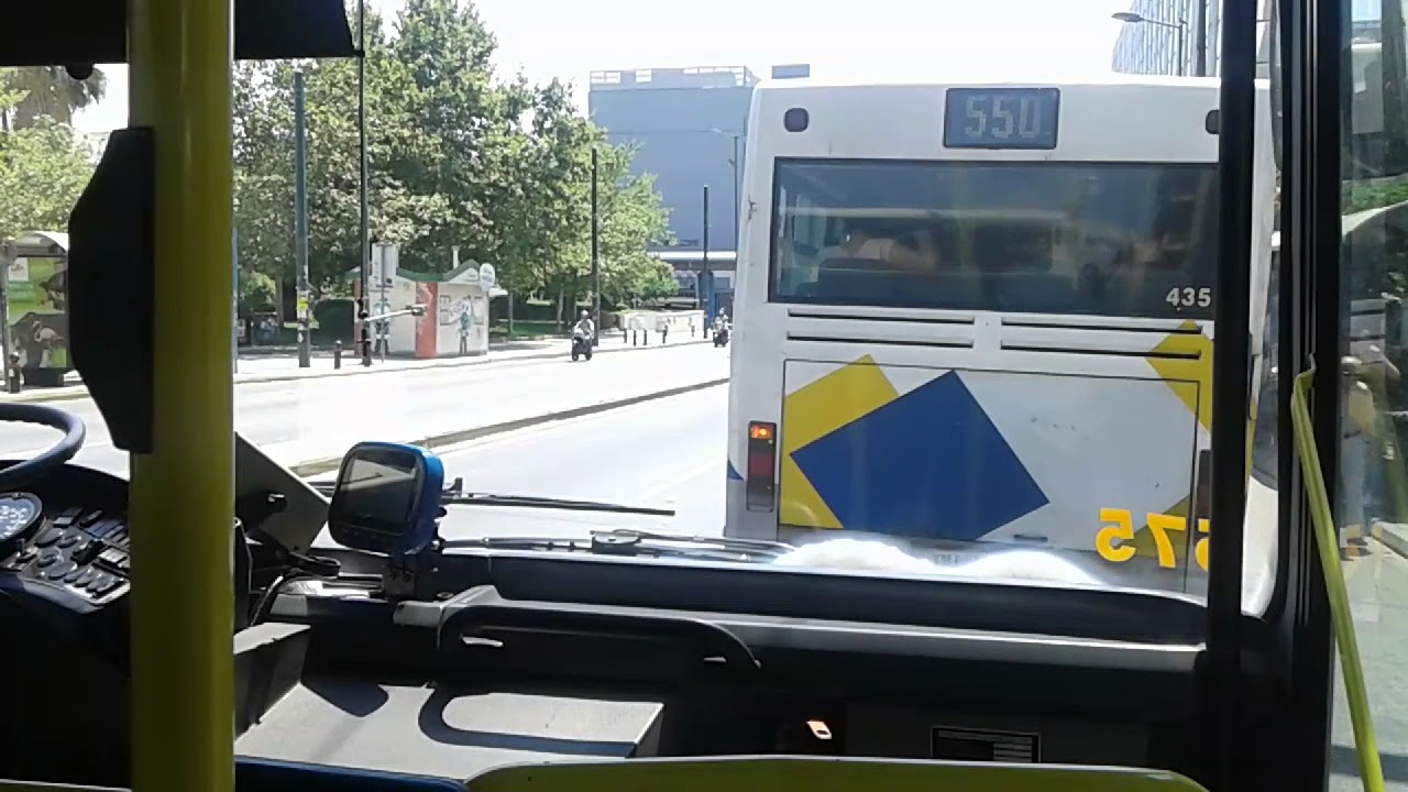 Athens bus:ride in line 040/Афинский автобус маршрут 040/λεωφορείο στην Αθήνα,γραμμή 040.