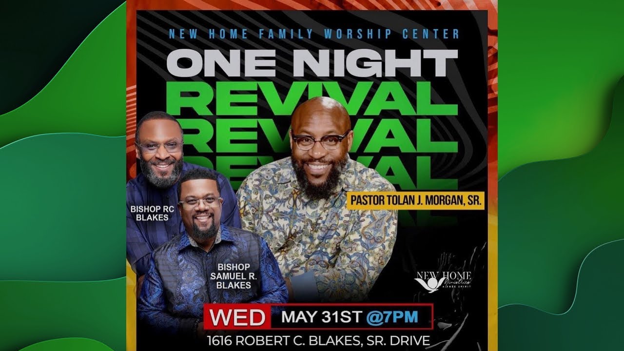 ONE NIGHT REVIVAL with Pastor Tolan J. Morgan, Sr.