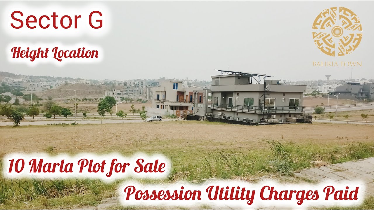 G Block - 10 Marla Plot for Sale || Height Location || Phase 8 || Bahria Town Phase 8