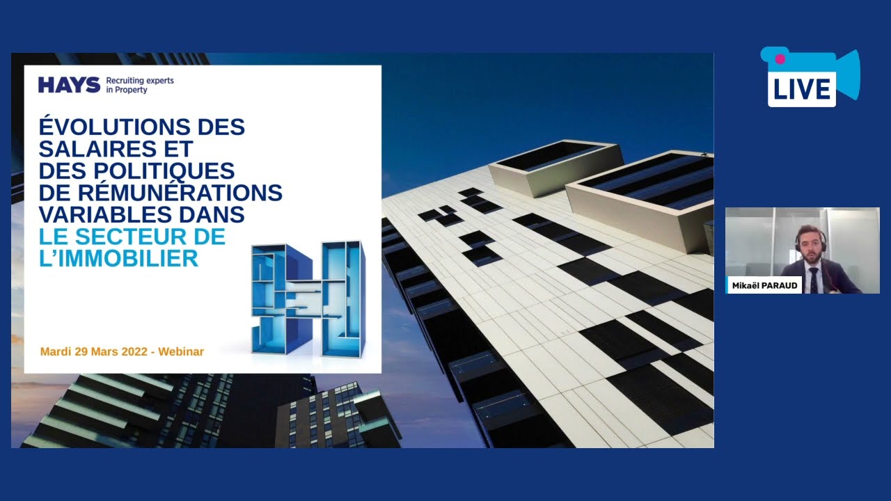 [Replay Webinar] Les évolutions des salaires dans le secteur de l'Immobilier
