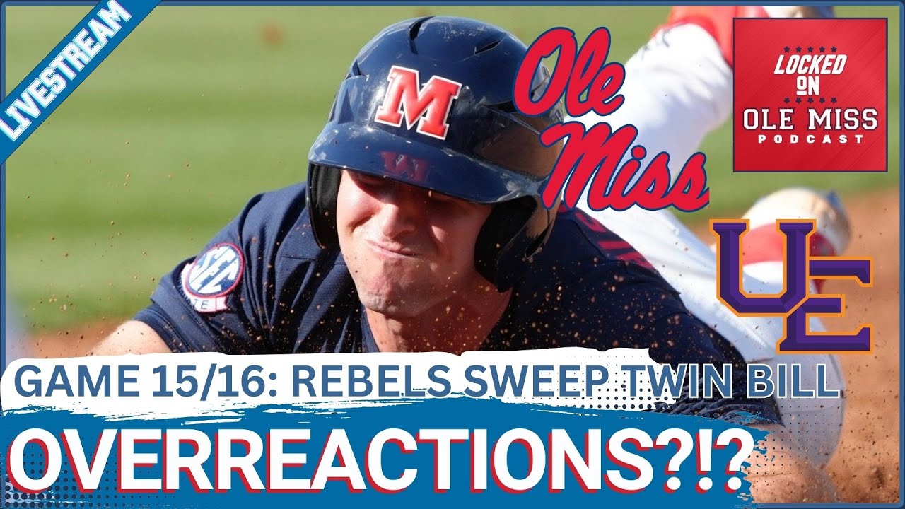 REACTION: Ole Miss UNLEASHES Offense—Double Header Sweep Sets Up Sunday Series Chance! 📱