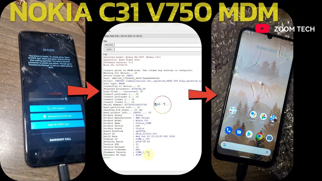 HOW TO REMOVE MDM ON NOKIA C31 V750 LATEST VERSION 2025 #MDM #NOKIA