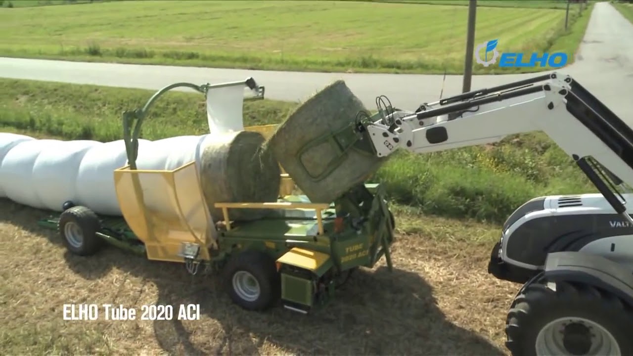 Elho tube 2020 bálacsomagoló