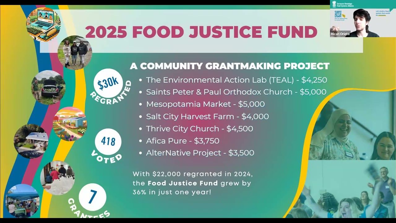 Food Justice Fund 2026 Info Session | SOFSA