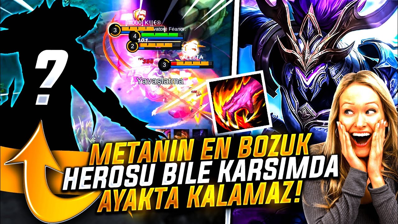 METANIN EN BOZUK ÇARINA 1 SANİYEDE TEK ATAN SABER!! | MOBİLE LEGENDS SALVATORE