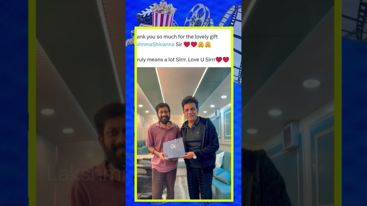 Shiva Rajkumar surprises Peddi director Buchi Babu with a special gift | #lakshmifilmbook